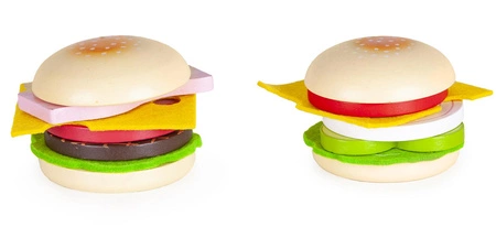 Drewniany hamburger Ecotoys