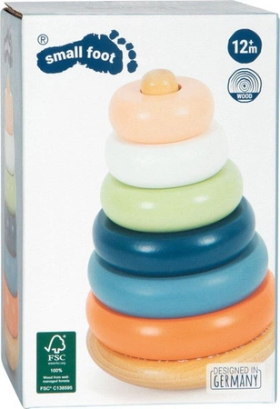 Układanka drewniana na paliku dla dzieci Arktyka Small Foot 12444