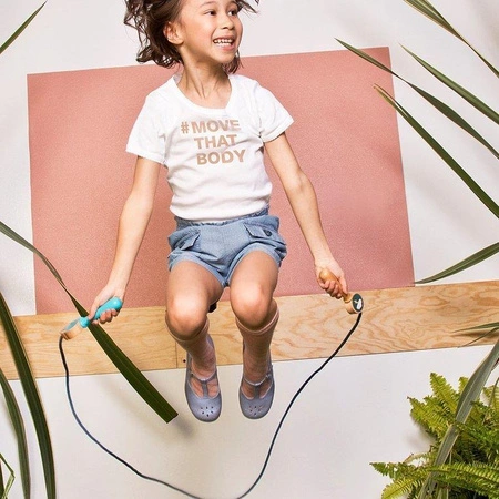 LILLIPUTIENS Skakanka z drewnianymi rączkami Nosorożec Marius