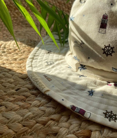 Filibabba Kapelusz przeciwsłoneczny 50 cm (1-3 l) Little sailor