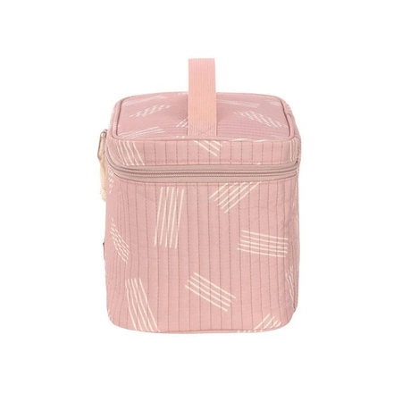 Lassig Casual Label Kuferek podróżny na akcesoria Soft Stripes rose