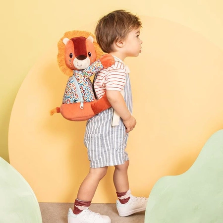 Lilliputiens Miękki plecak przytulanka Lew Jack