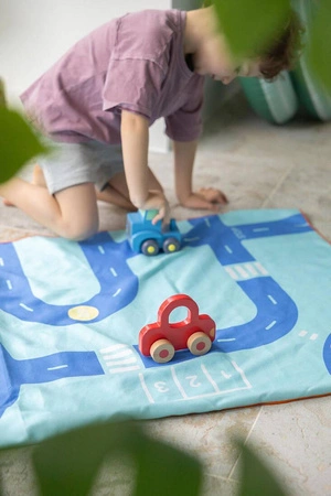 QUUT Dwustronny ręcznik plażowy PlayTowels M (140 x 70cm) Road
