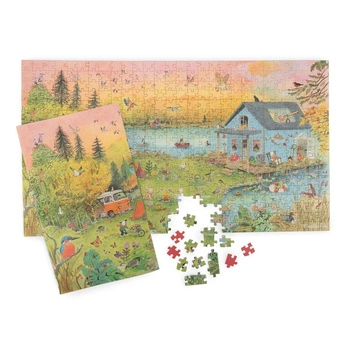 Puzzle kartonowe La Grande Famille500 elem. 632445