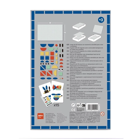 Magnetyczna układanka Apli Kids - Kształty