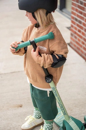 SCOOTANDRIDE Highwaykick 3S Hulajnoga z systemem sterowania 2w1 i kółkami LED składana 3+ Forest