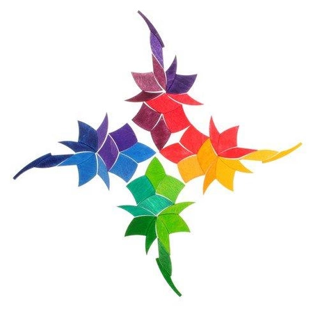 Układanka Spirala w kole, kolorowa, 3+, Grimm's