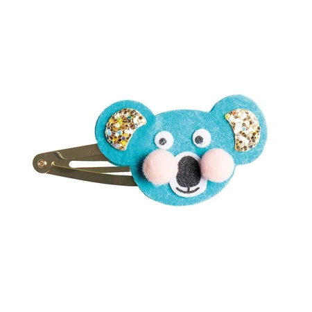 Zestaw kreatywny do tworzenia biżuterii Brokatowe spinki do włosów Zwierzątka 6+, Janod