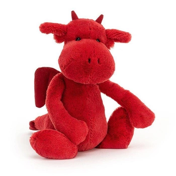 JellyCat Smok czerwony 31cm