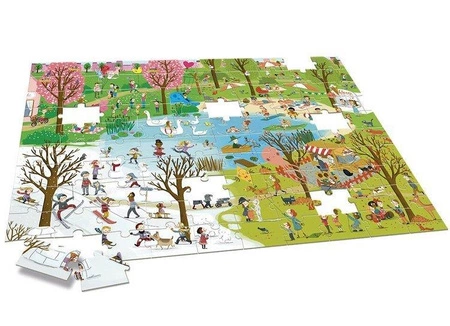Auzou Puzzle 4 Pory roku 100 el. 53085