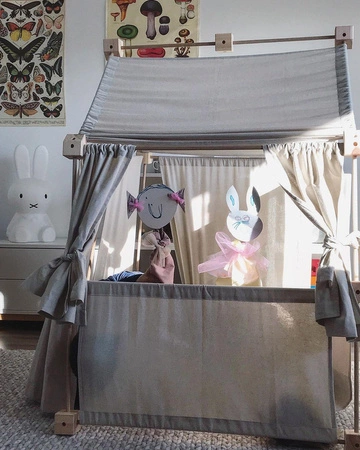 Drewniane klocki konstrukcyjne Maxi Trigonos Kernel Kreema - 44 el.