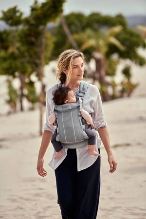 BABYBJORN - nosidełko Harmony 3D Mesh, Srebrny