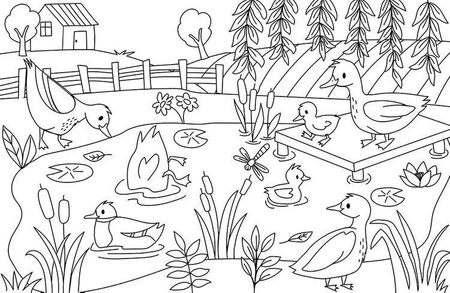 Auzou Duża kolorowanka Na farmie 72727