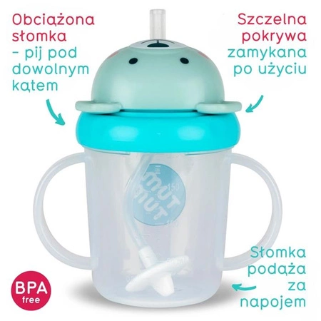 Tum Tum Bidon ze Słomką dla Dzieci Miś Boris - Seria 3.