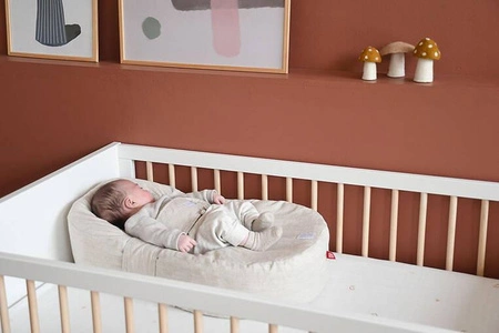 Ergonomiczny materac dla niemowląt Cocoonababy Linen, Red Castle