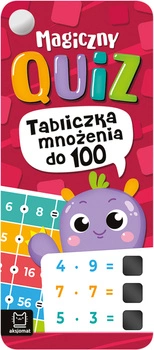 Magiczny quiz. Tabliczka mnożenia do 100. Z nitem