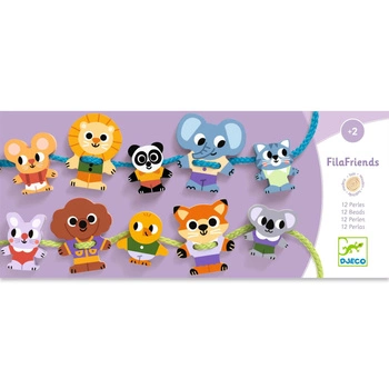 Nawlekanka drewniana PRZYJACIELE DJ06173