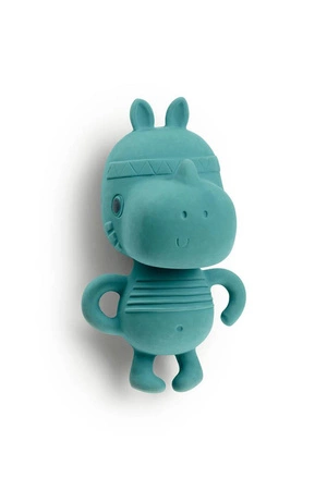 LILLIPUTIENS Multisensoryczna grzechotka z naturalnego kauczuku Nosorożec Marius ECO 3 m+