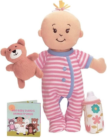 Miękka lalka z misiem pachnąca Baby Stella 152960-Manhattan Toy, przytulanki do spania