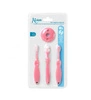 Szczoteczki do dziąseł i ząbków 3 szt., różowy, Kiokids
