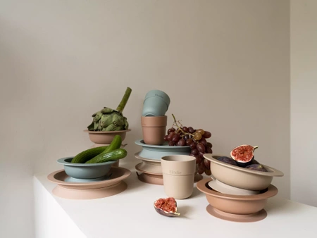 Elodie Details - Zestaw obiadowy dla dzieci - Pure Khaki