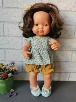 Tunika ze spodniami na lalkę 38CM mirabelki