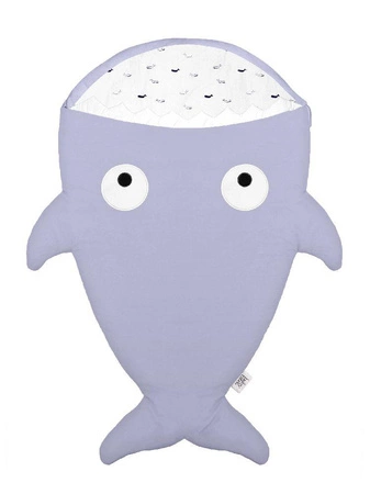 Baby Bites Śpiworek Shark (1-18 m) Whales Light Blue