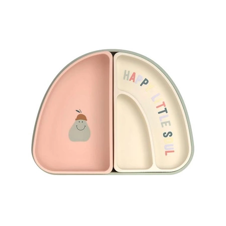 LLassig Zestaw silikonowych naczyń 3 el. Happy Fruit Cherry