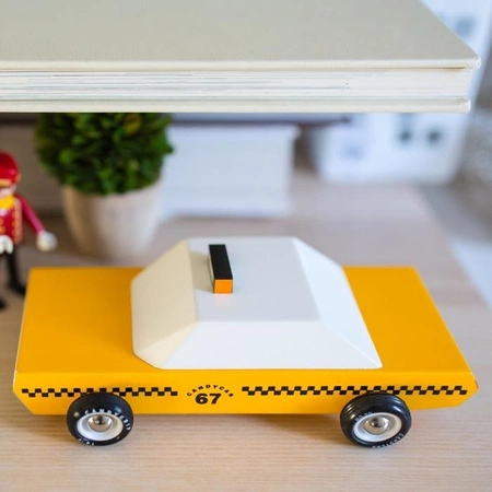Candylab Samochód Drewniany Taxi Cab