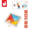 Drewniana układanka Tangram Essentiel, Janod