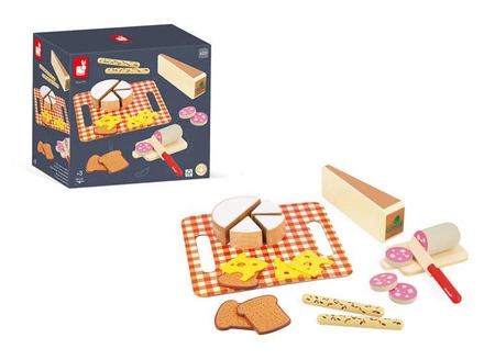 Zestaw francuskich przekąsek deska serów i wędlin 3+, Janod