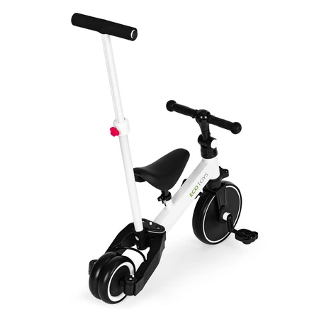 Rower trójkołowy biegowy 2w1 rączka do prowadzenia