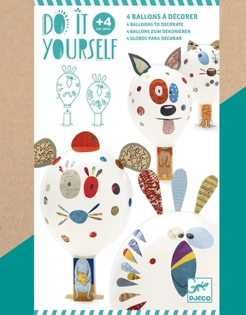 Zrób to sam- zestaw z balon.ZABAWNE ZWIERZ.DJ07910