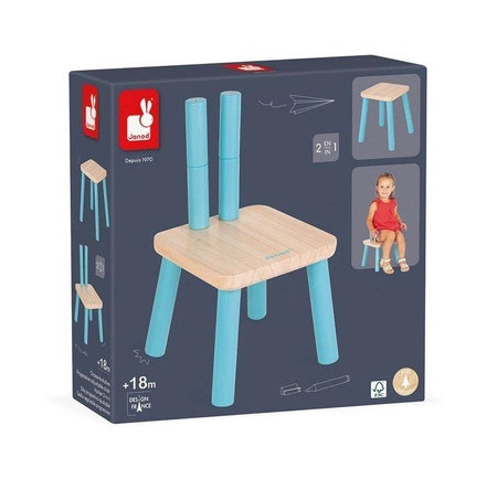 Drewniane progresywne krzesełko 18 m+, Janod
