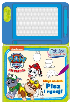 Misja na dziś Pisz i rysuj. Psi Patrol. Tablica z Pomysłami