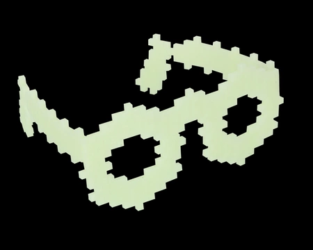 Plus-Plus, Mini GLOW Basic- 360 szt. - świecące w ciemności