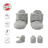 Lodger Polarowe buciki kapcie szare Fleece Drizzle 3-6 m