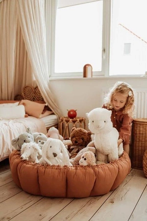 Play&Go Mata do Zabawy Gniazdo Niemowlęce Bloom Organic Tawny