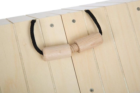 Drewniany domek królika z wybiegiem i akcesoriami 12399 Small Foot, maskotki dla dzieci