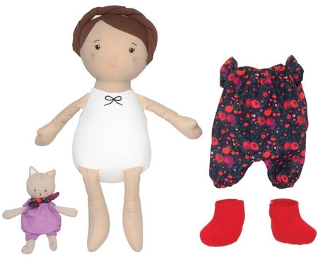 Lalka Freddie i jej mały kotek Playdate Friends 158670-Manhattan Toy, pluszaki dla dzieci