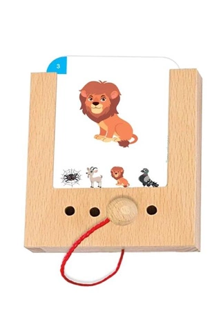 WiemTo Karty Rozpoznawanie Zwierząt dla Dzieci 2+