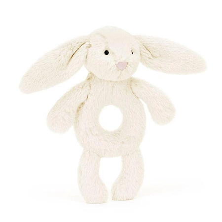 JellyCat - Króliczek Kremowy Grzechotka 18 cm