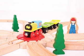 Obrotnica na 8 torów do kolejki drewnianej