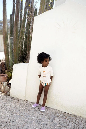 Lassig Ultrawygodne elastyczne trampki dziecięce z antypoślizgową podeszwą Splash & Fun lilac, rozm. 22