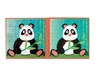 Scratch, Puzzle magnetyczne - książka podróżna Panda 2 obrazki 40 elem.