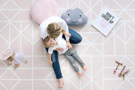 TODDLEKIND Mata do zabawy piankowa podłogowa Prettier Playmat Nordic Vintage Nude Pink