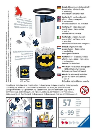 Ravensburger Puzzle 3D Przybornik na Biurko Batman 54 el.