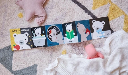 Petit Collage Pierwsza Książeczka Dzień i Noc