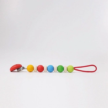 Zawieszka do smoczka, kolorowa, 0+, Grimm's