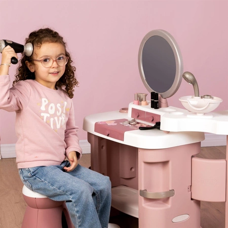 SMOBY Centrum małej stylistki BEAUTY + 26 akcesoria Fryzjer i kosmetyczka